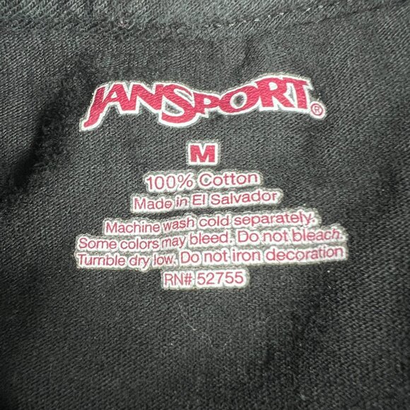 Jansport Saint Louis Billakens Shirt Medium Black Wrap Around Short Sleeve Tee - Picture 6 of 12